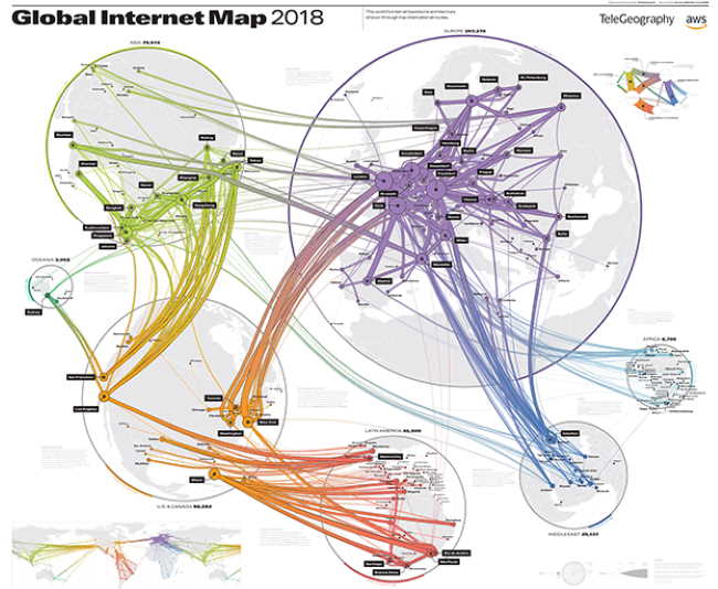 Всемирная карта "белого" интернета