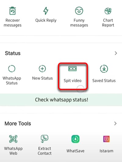 Split Video WhatsApp